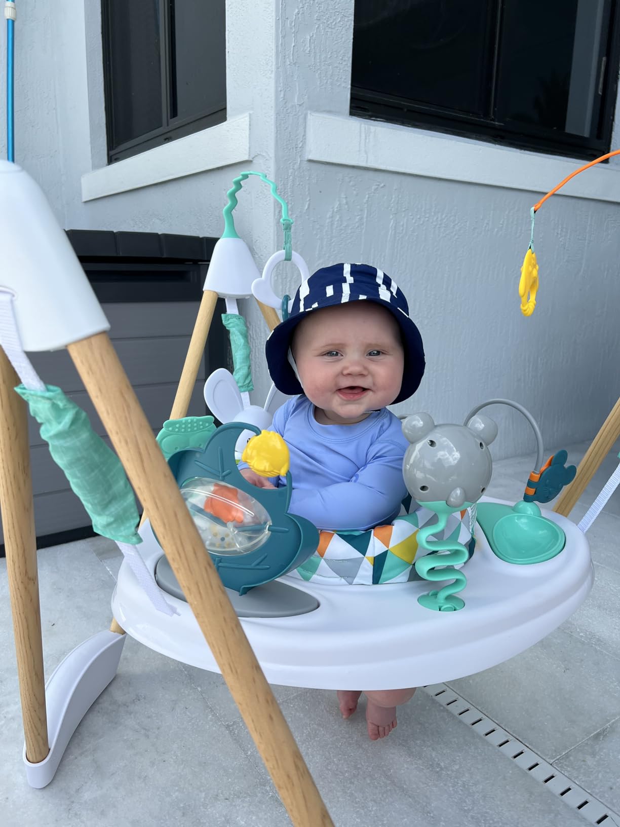 Evenflo Exersaucer Wood Frame Jumper, Woodland Wonder customer photo 1