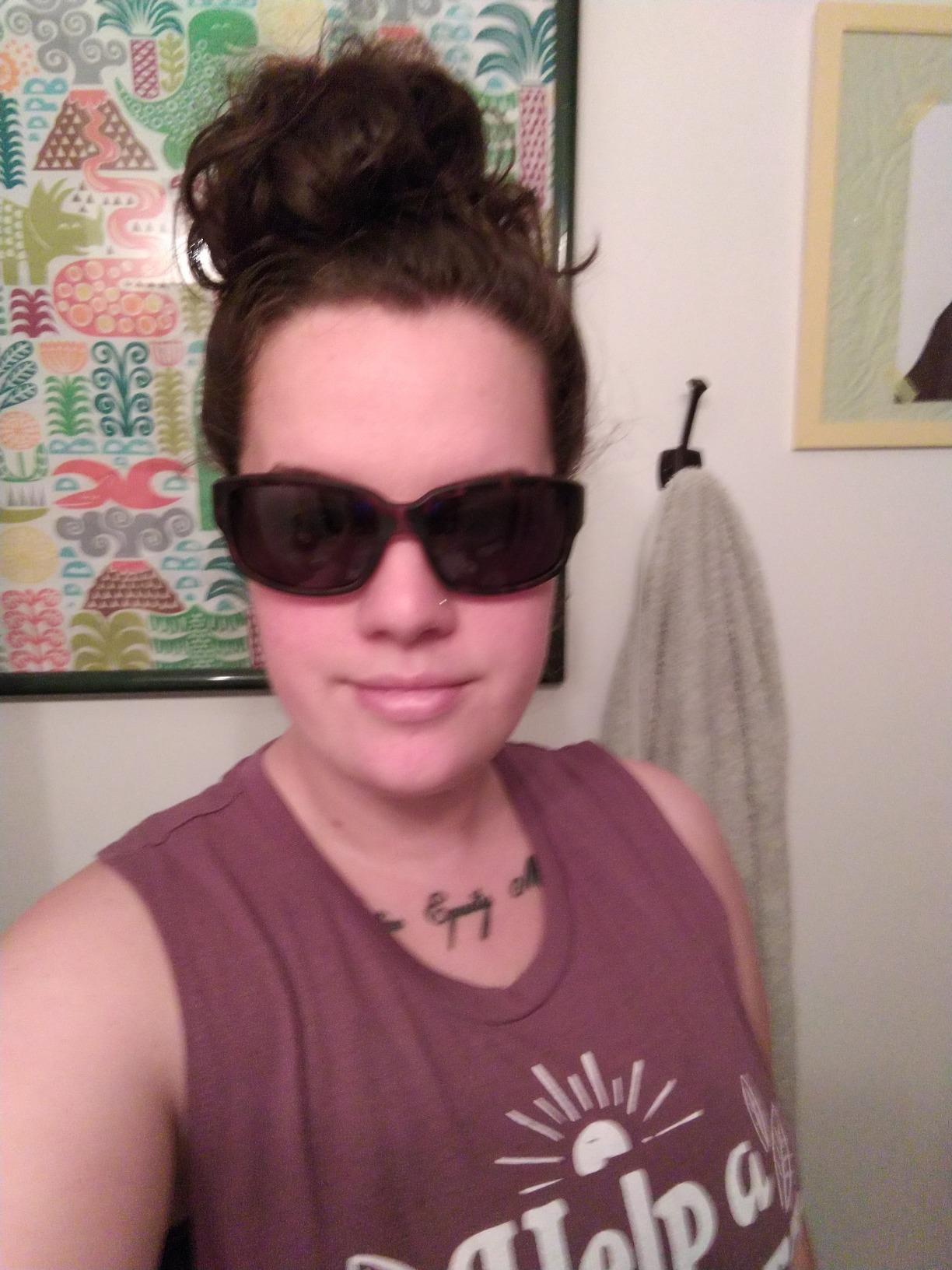 KastKing Skidaway Polarized Sport Sunglasses for Men and Women, Wrap Design customer photo 2