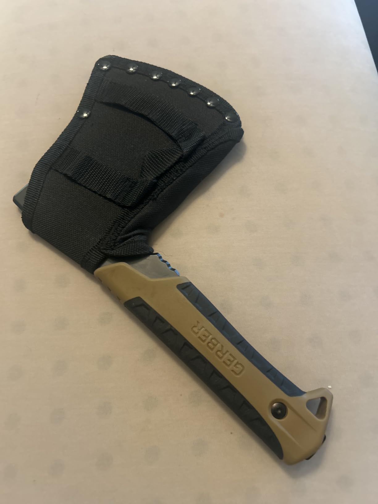 Gerber Pack Hatchet & Sheath, Mini Axe for Camping, 3.5