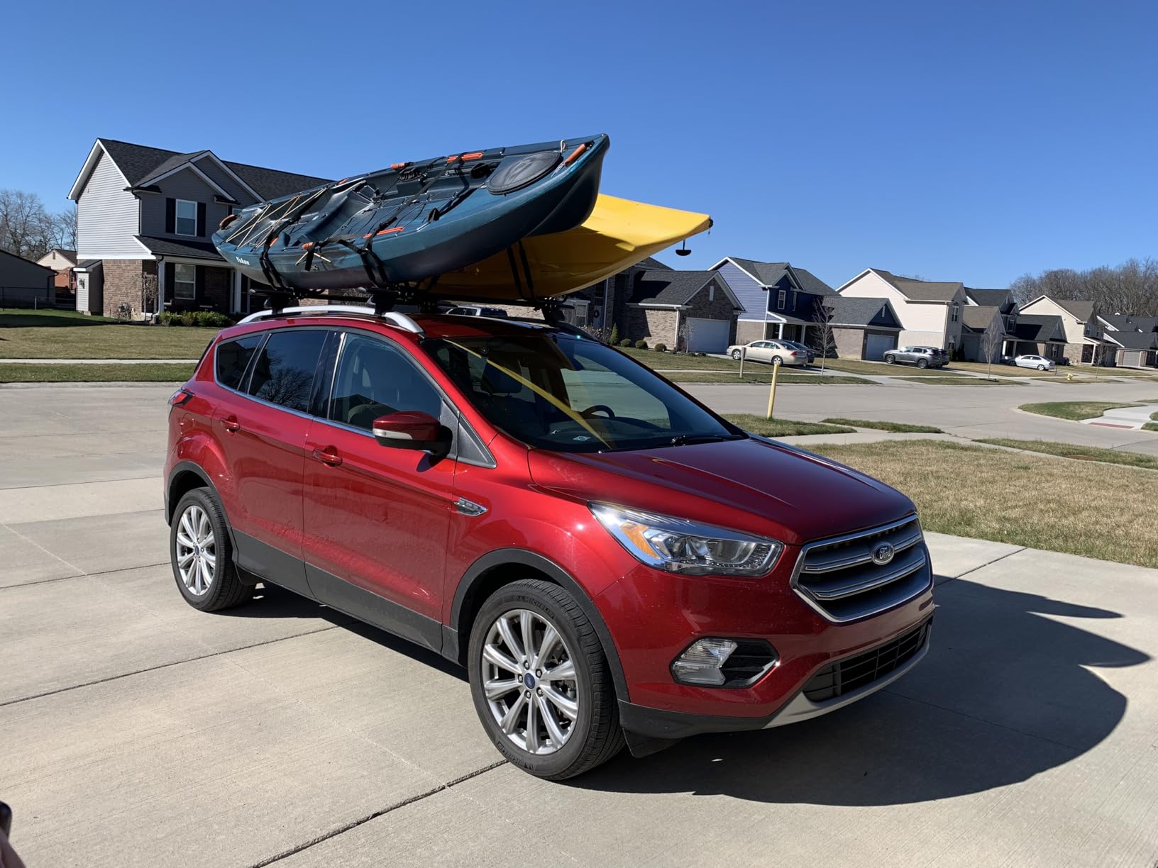Leader Accessories Kayak Rack 2 Pair J Bar for 2 Kayaks, 150 lbs Capacity customer photo 1