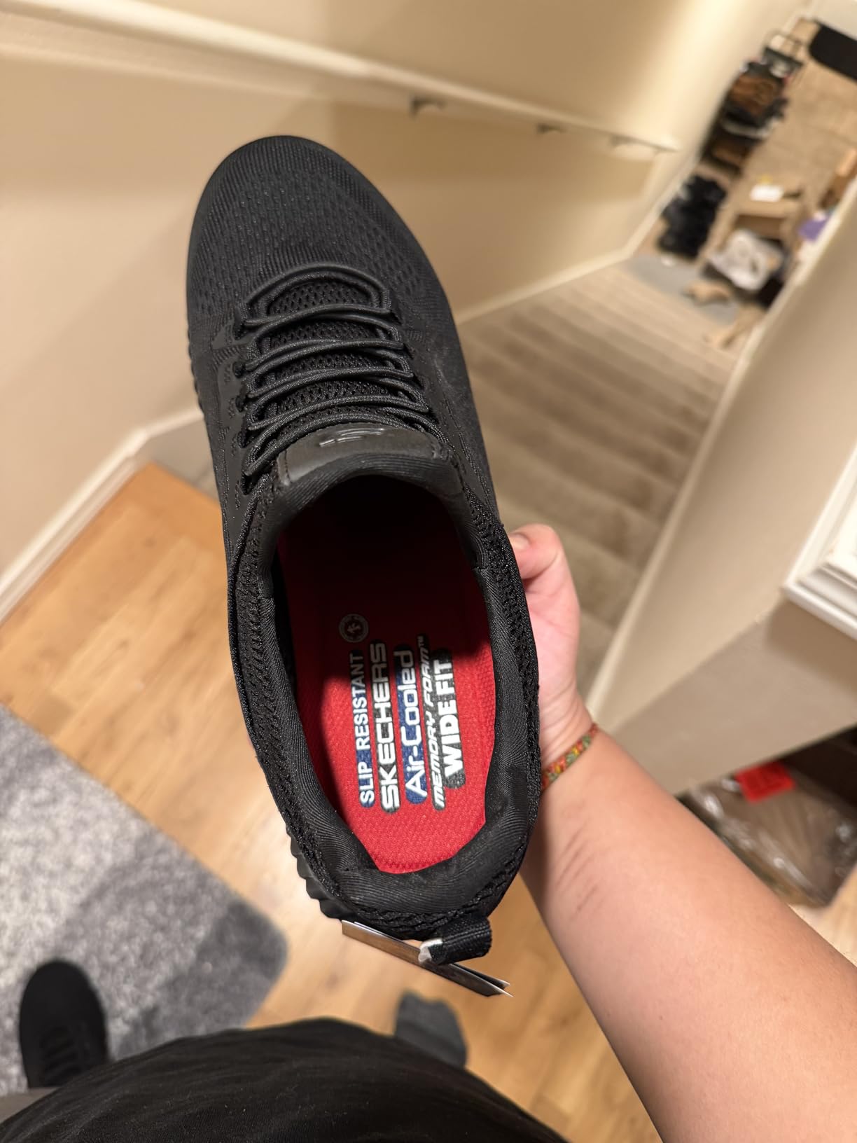 Skechers Men's Cessnock Bungee Slip On Work Shoe customer photo 1