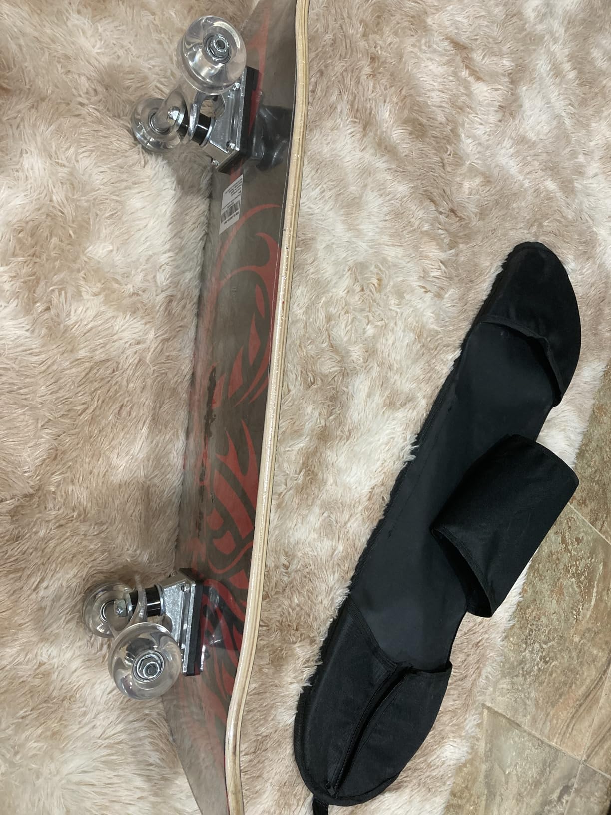 ChromeWheels 31 inch Skateboard Double Kick Skate Board Cruiser Longboard 8 Layer Maple Deck Skateboards for Kids and Beginners customer photo 2