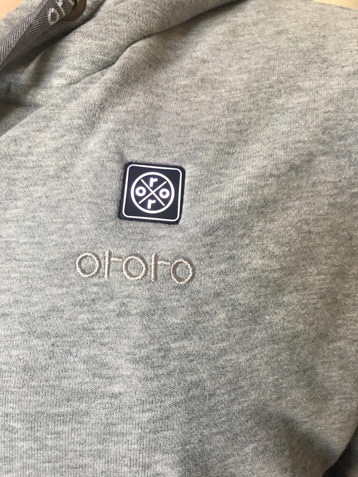 ORORO Unisex Heated Hoodie with Battery, 4-Zone Heating Fleece Hoodie customer photo 1