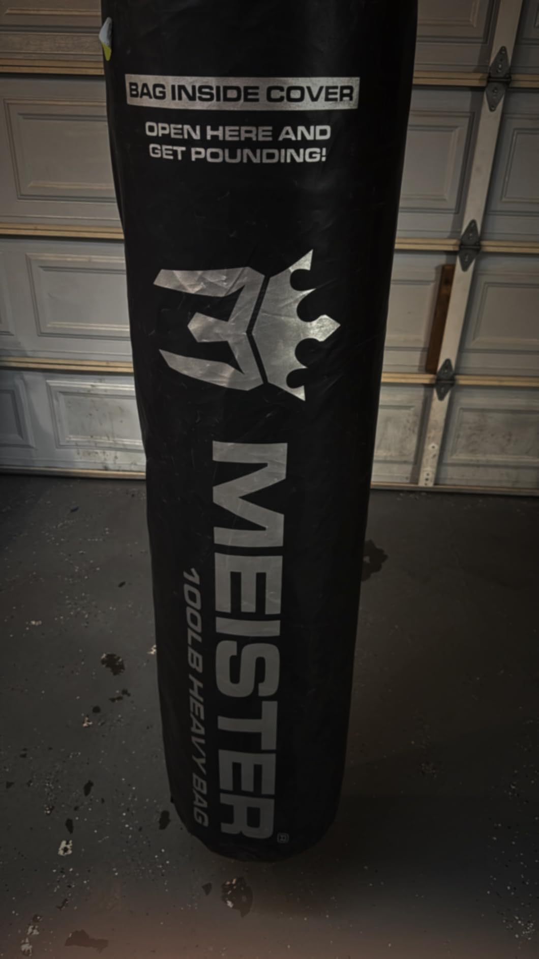 Meister 100lb Filled Heavy Bag for Boxing, MMA & Muay Thai | Professional 60