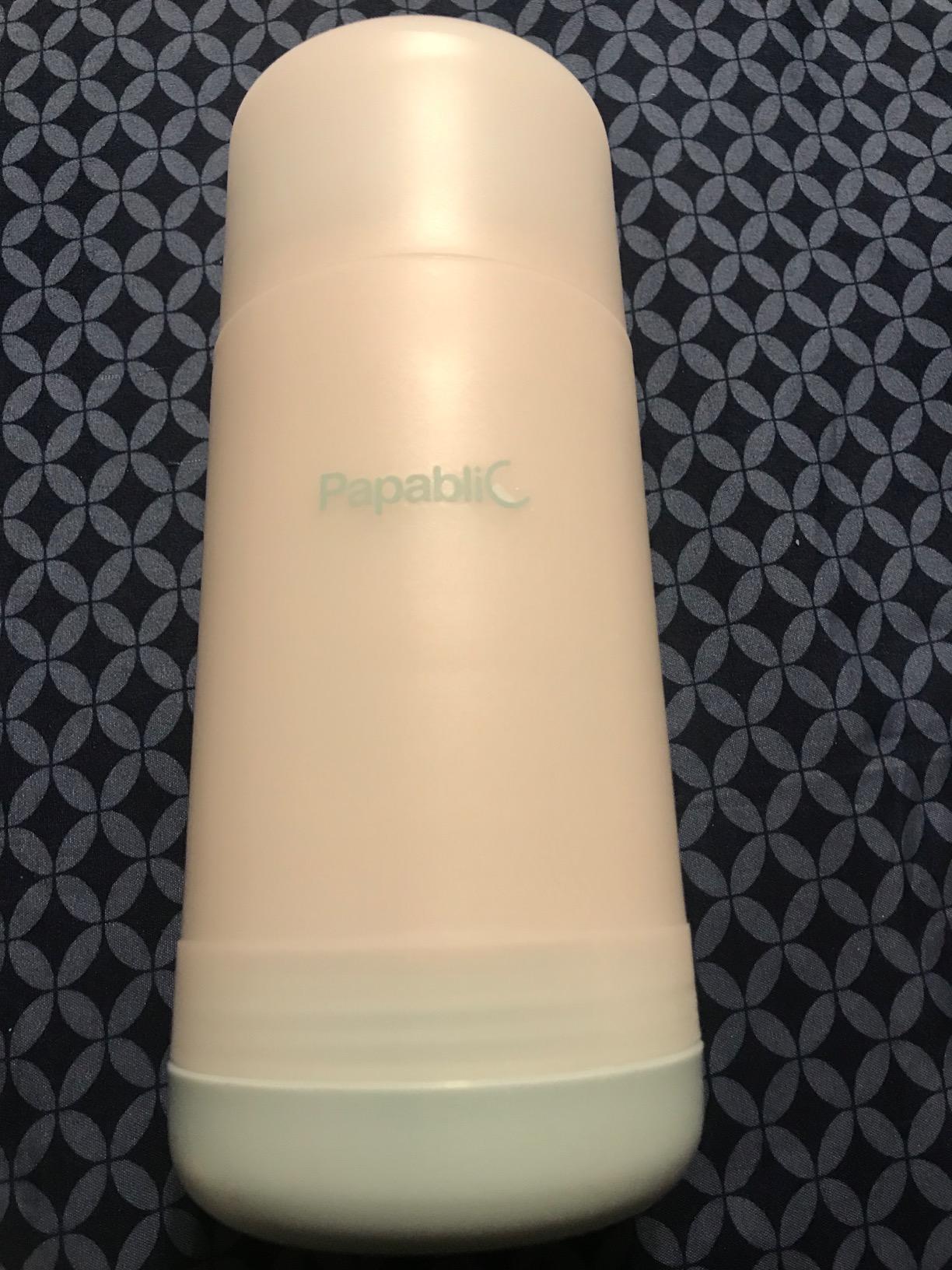 Papablic Portable Travel Baby Bottle Warmer On The Go, Fits Most Car Cup Holders, 12 OZ Stainless Steel Bottle Warmer, Leak-Proof, Safe & Easy to Clean customer photo 1