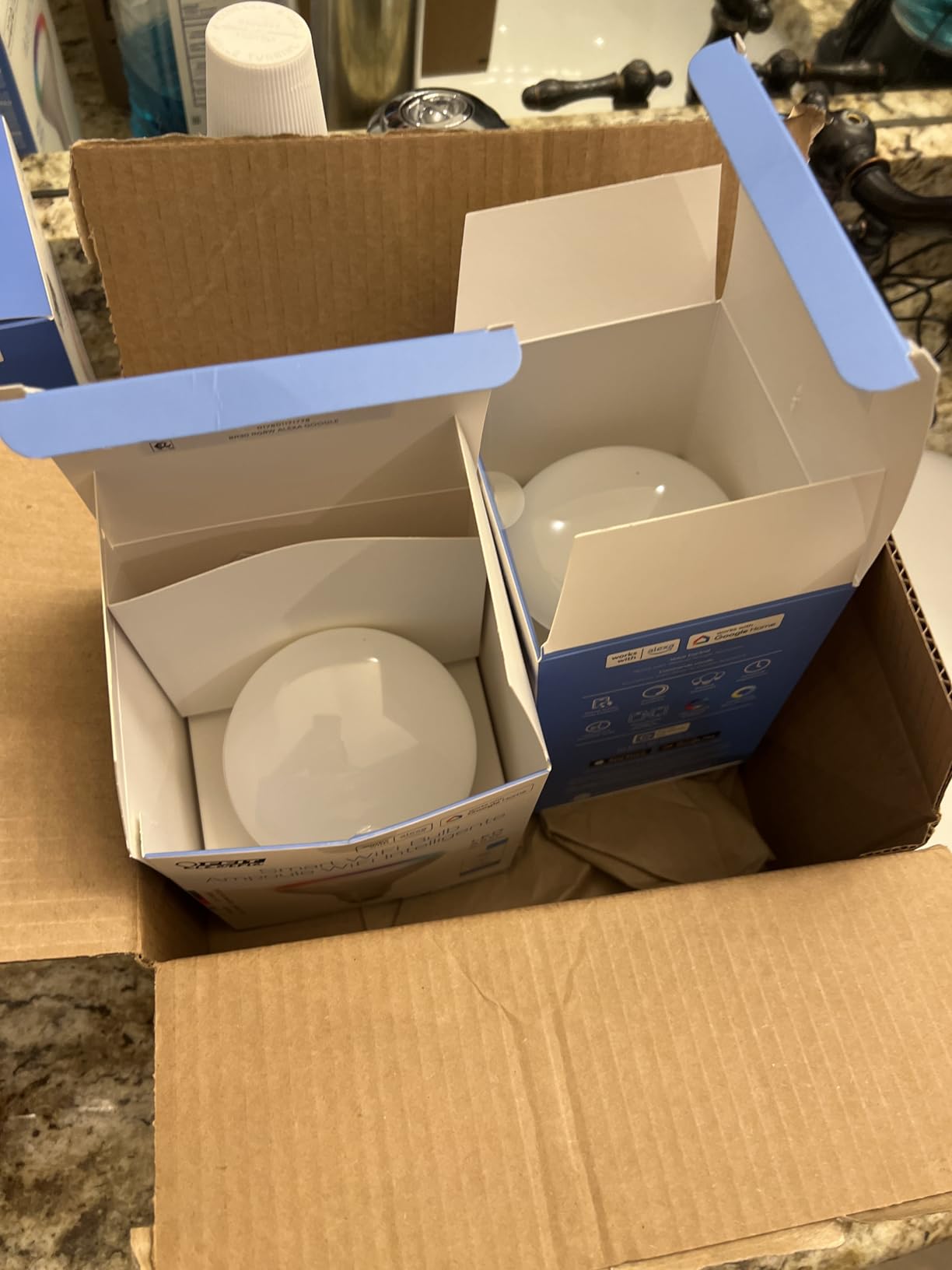 Feit Electric BR30 Smart Flood Light Bulb,2.4GHz WiFi Color Changing and Dimmable, No Hub, Works with Alexa or Google Assistant, BR30/RGBW/CA/AG, 65W, Multi-Color (RGBW), 1 Count (Pack of 1) customer photo 1