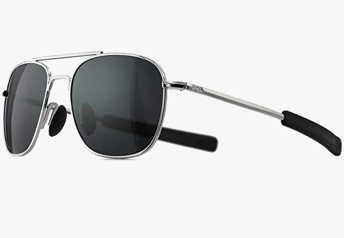 SUNGAIT Men's Military Style Polarized Pilot Aviator Sunglasses Bayonet Temples customer photo 1