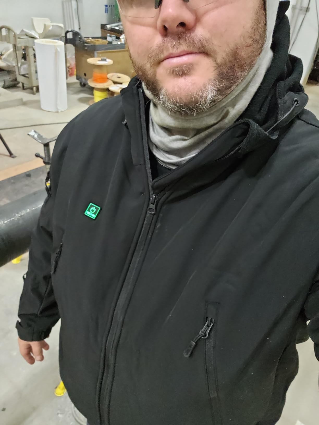 DEWBU Heated Jacket for Men with 12V Battery Pack customer photo 2