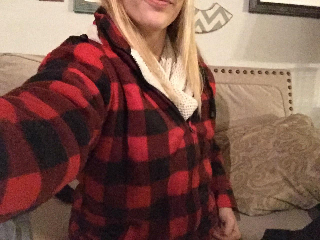 Mens Sherpa Lined Flannel Jacket with Removable Hood customer photo 2