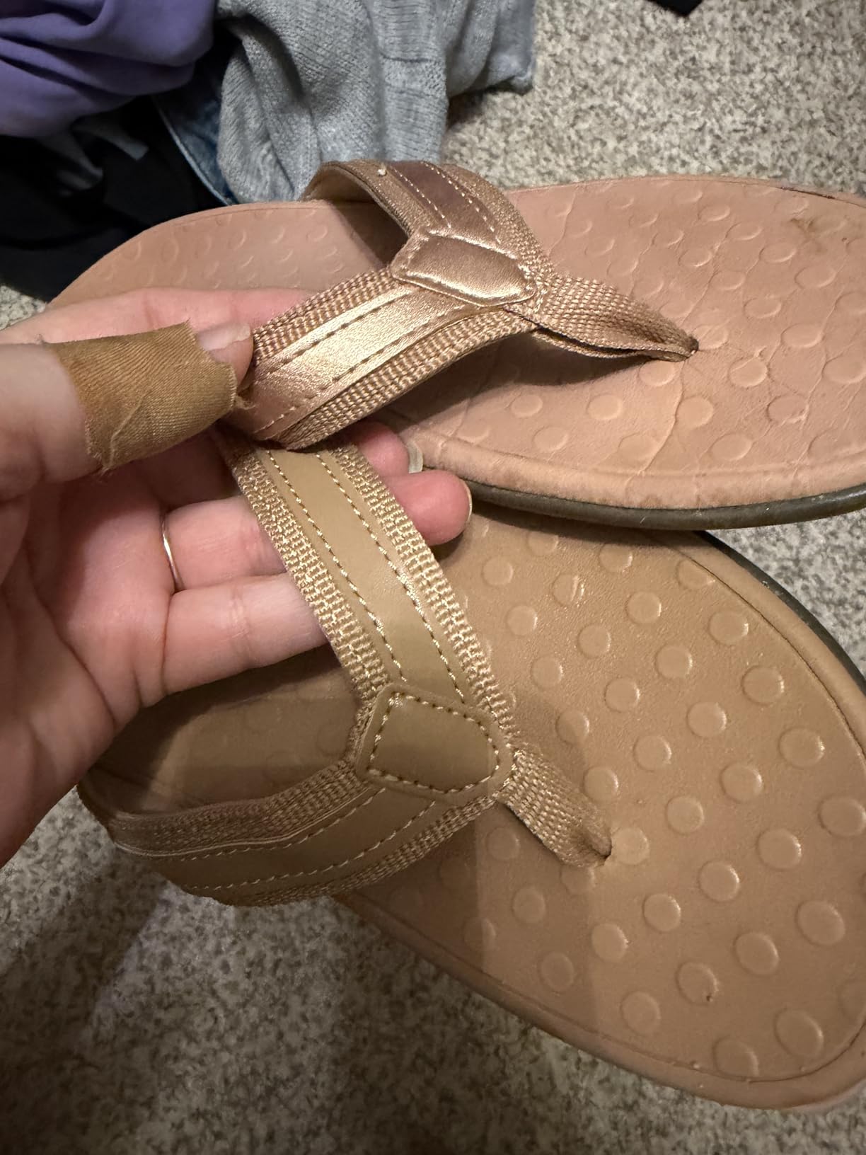 LLSOARSS Plantar Fasciitis Feet Sandal with Arch Support - Best Orthotic flip Flops for Flat Feet,Heel Pain- for Women customer photo 2