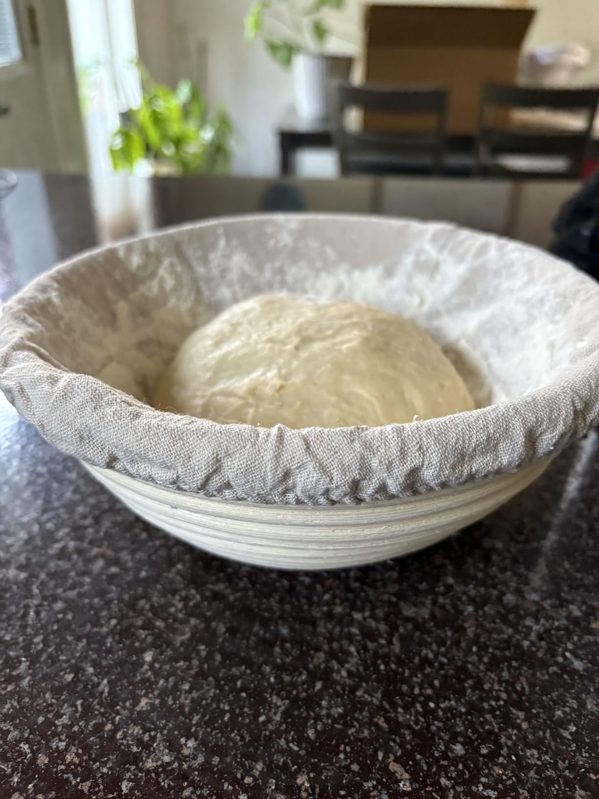 DOYOLLA Bread Proofing Baskets Set of 2 8.5 inch Round Dough Proofing Bowls and Liners Perfect Home Sourdough Bread Baking supplies customer photo 2