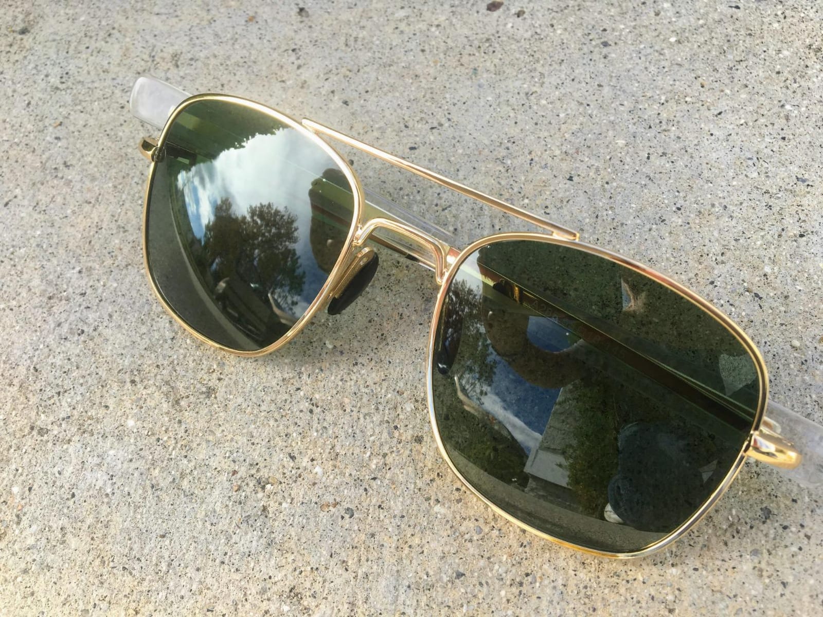 Aviator Sunglasses for Mens Women 53mm TAC Polarized Lens customer photo 2