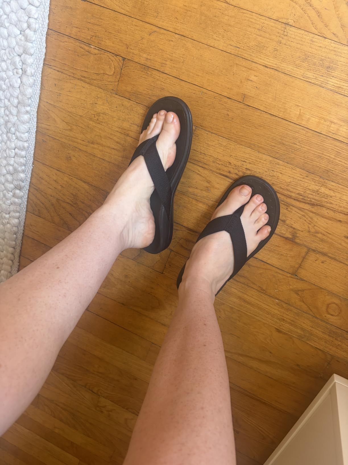 Plantar Fasciitis Feet Sandal with Arch Support - Best Orthotic Flip Flops for Flat Feet, Heel Pain - for Women customer photo 1