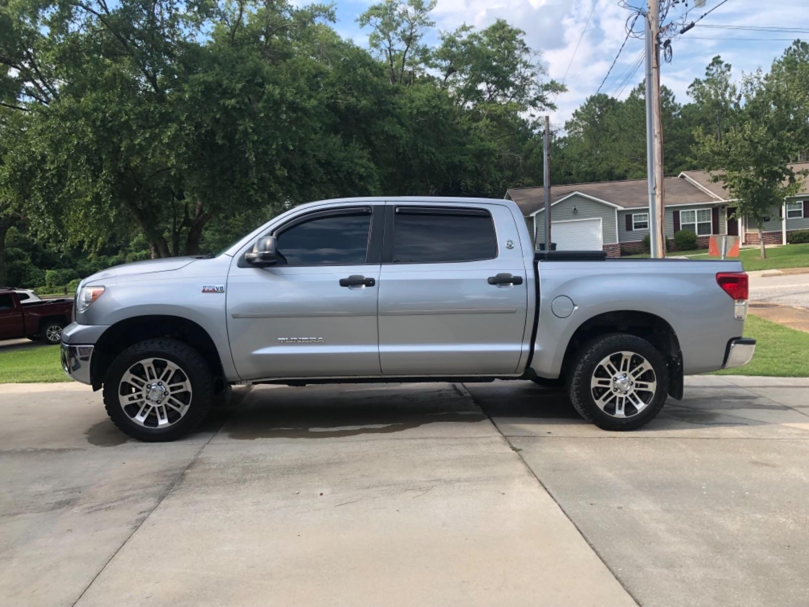 LEDKINGDOMUS Fender Flares Kit Compatible with 2007-2013 Toyota Tundra, Front Rear Wheels UV Protected Dura-Flex Material Smooth Black Finish Pocket Rivet Style customer photo 2