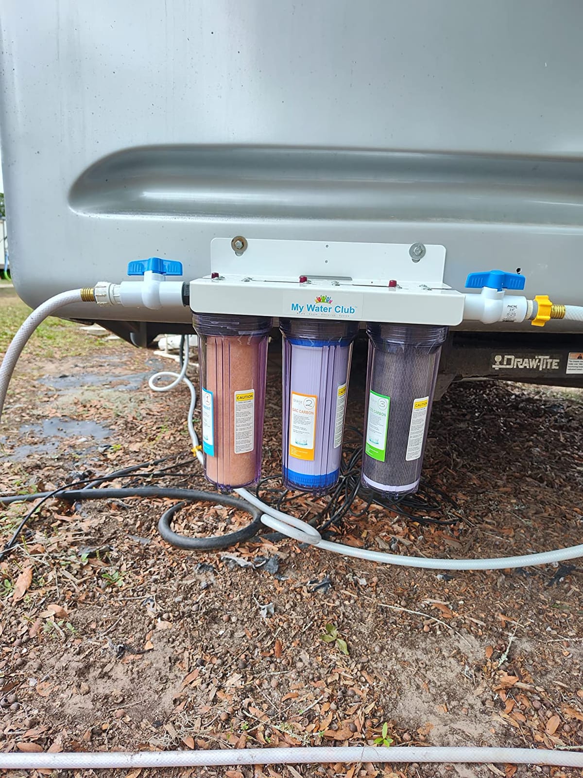 Whole House 3-Stage Water Filtration System, 3/4