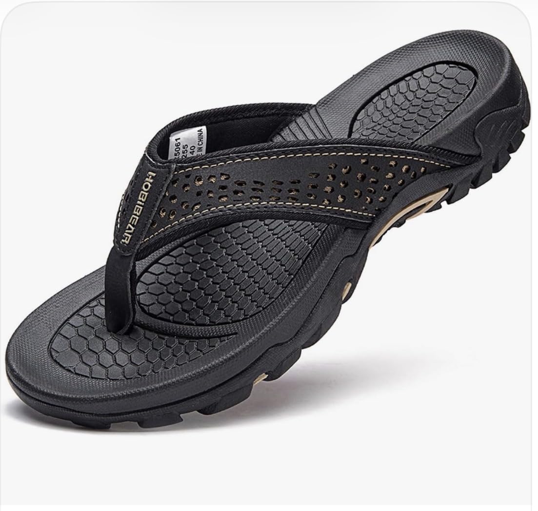 GUBARUN Mens Sport Flip Flops Comfort Casual Thong Sandals Outdoor customer photo 1