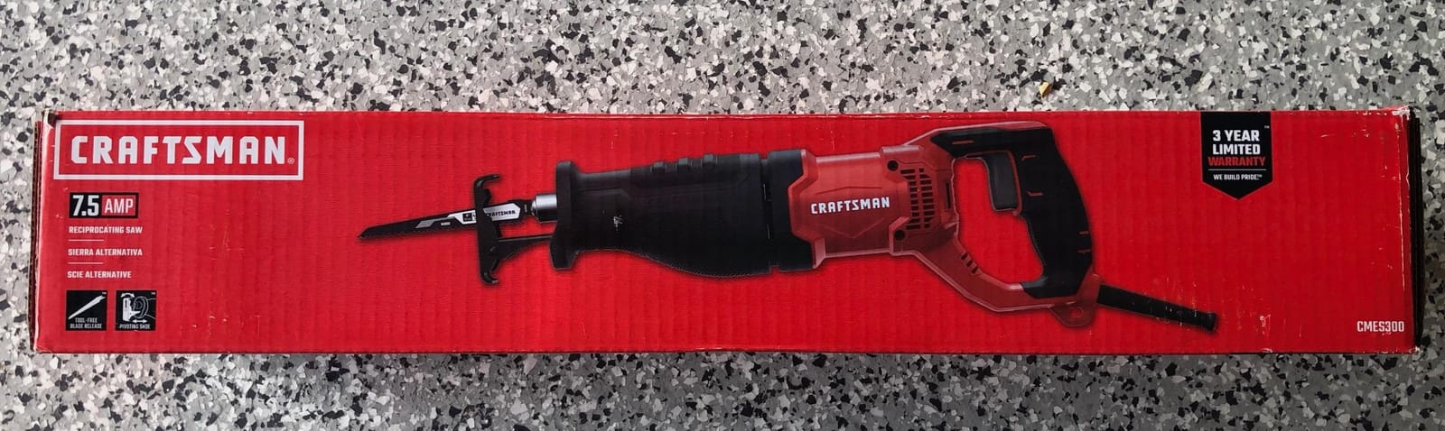 CRAFTSMAN Reciprocating Saw, 7.5 Amp, 3,200 RPM, Corded (CMES300) customer photo 2