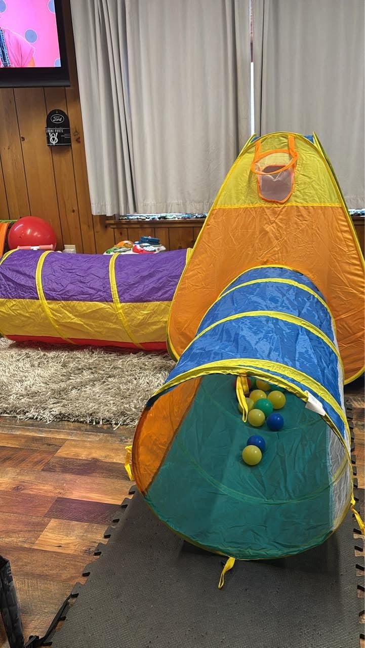 Gift for Toddler Boys & Girls, Ball Pit, Play Tent and Tunnels for Kids, Best Birthday Gift for 3 4 5 Year Old Pop Up Baby Play Toy, Target Game w/ 4 Darts Indoor & Outdoor customer photo 1