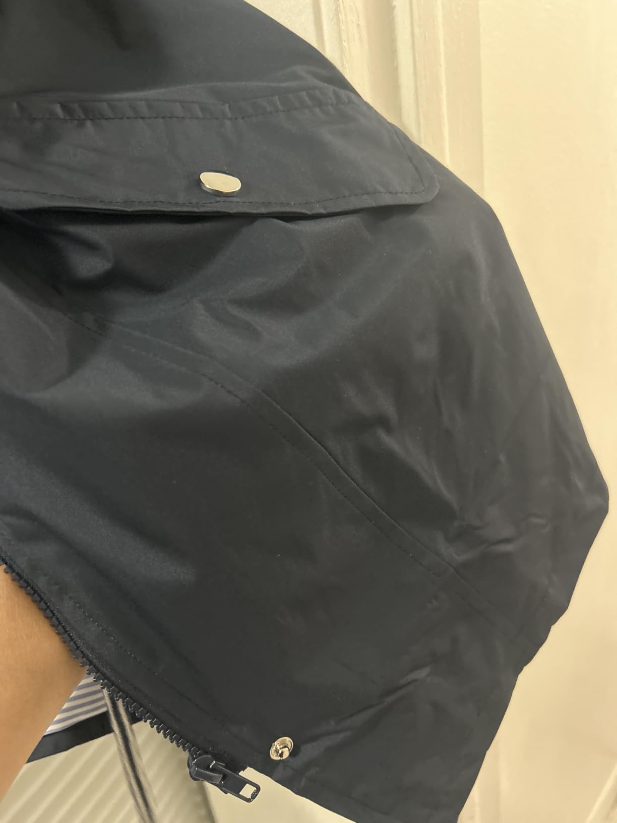 LOMON Raincoat Women Waterproof Long Hooded Trench Coats Lined Windbreaker Travel Jacket S-XXL customer photo 1
