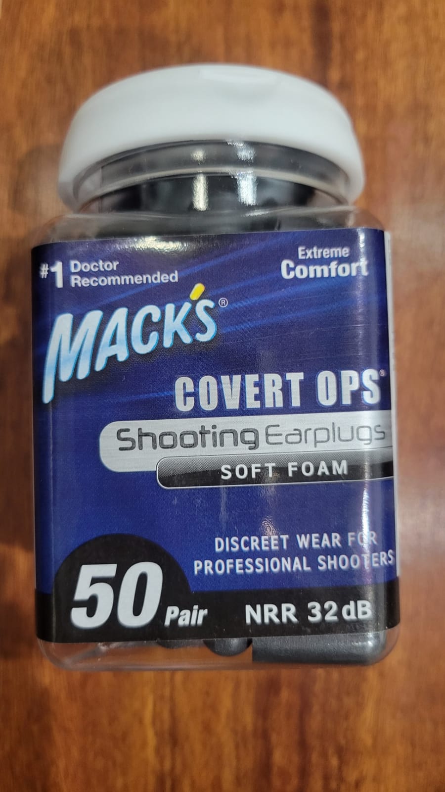 Mack's Covert Ops Soft Foam Shooting Ear Plugs, 50 Pair - 32 dB High NRR, 37dB SNR - Comfortable Earplugs for Hunting, Tactical, Target, Skeet and Trap Shooting customer photo 2