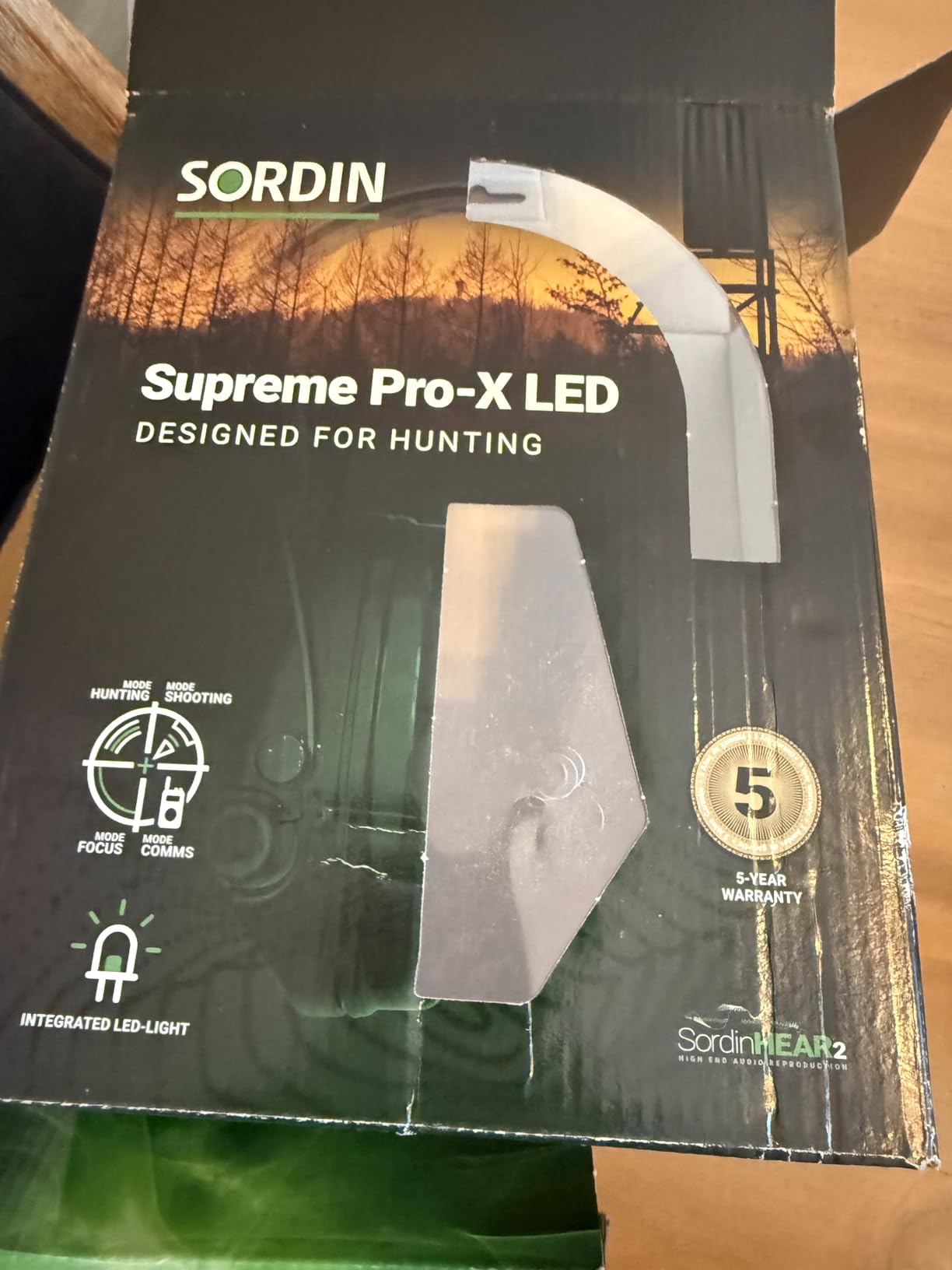 Sordin Pro-X LED Ear Muffs - Active and Electronic Ear Defenders - Gel Pads - Earmuffs for Hunting & Shooting customer photo 2