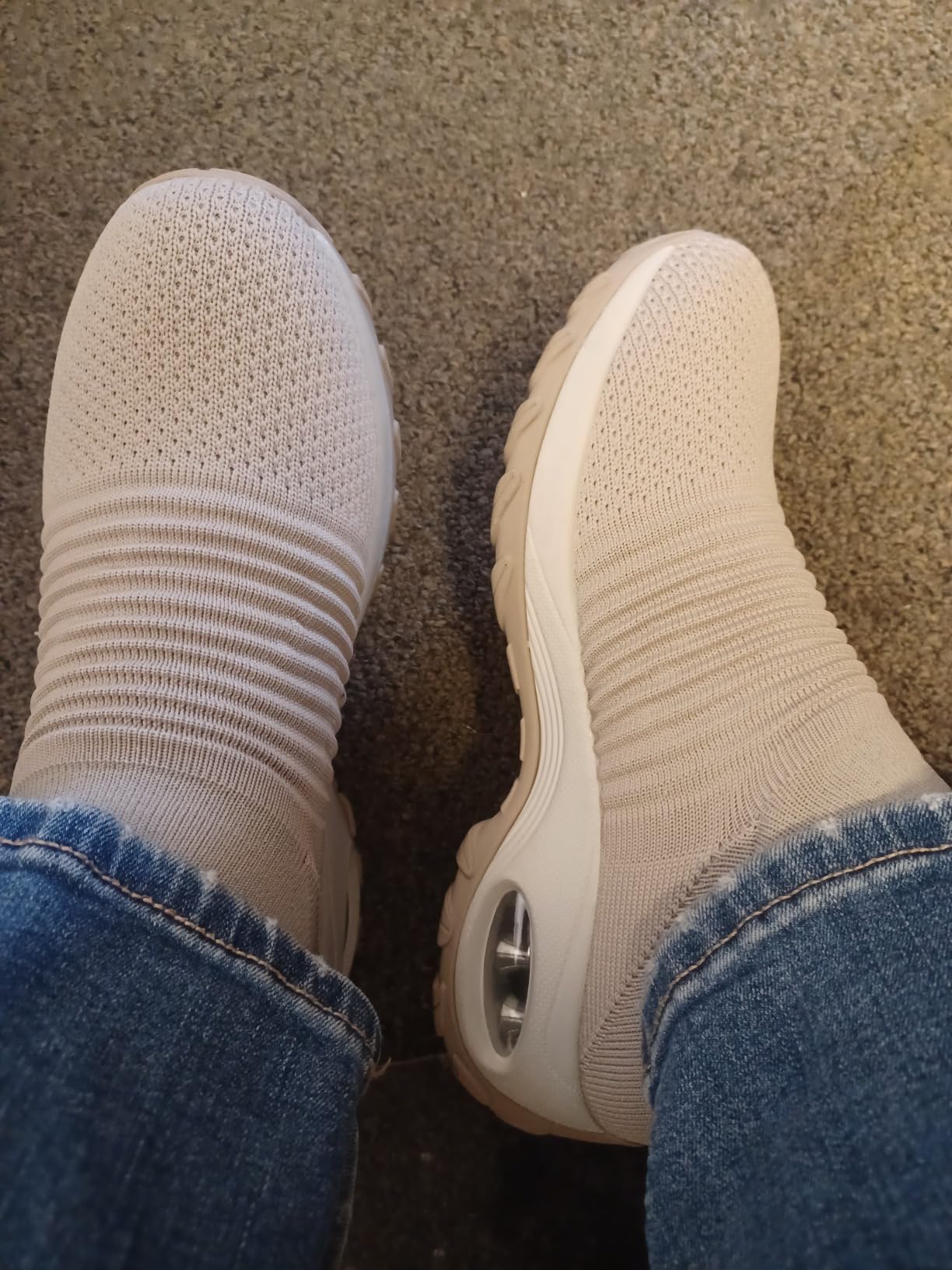 STQ Walking Shoes Women Slip on Sneakers Comfortable Ladies Work Nursing customer photo 2