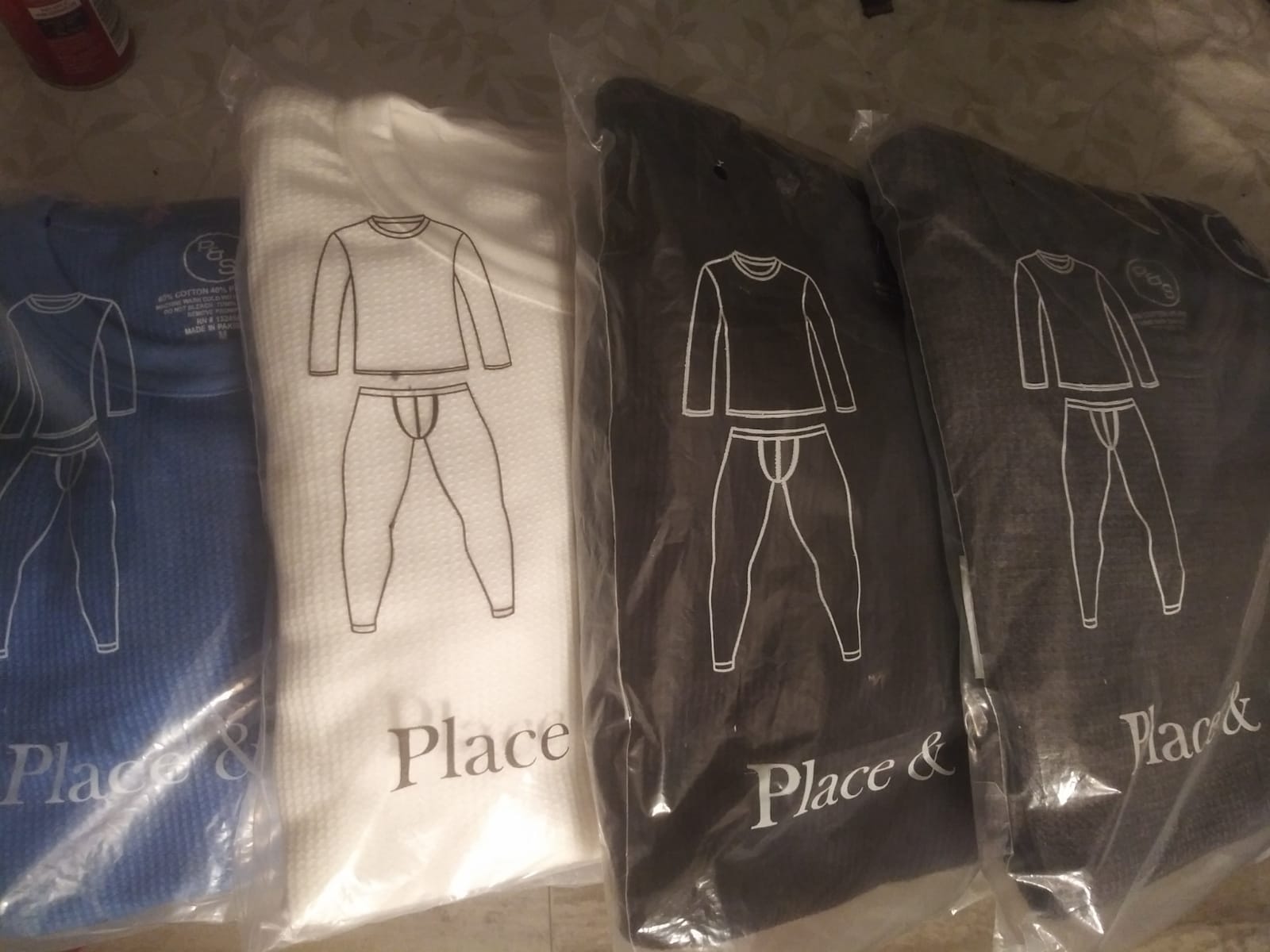 Place and Street Men’s Cotton Thermal Underwear Set Shirt Pants Long Johns customer photo 1