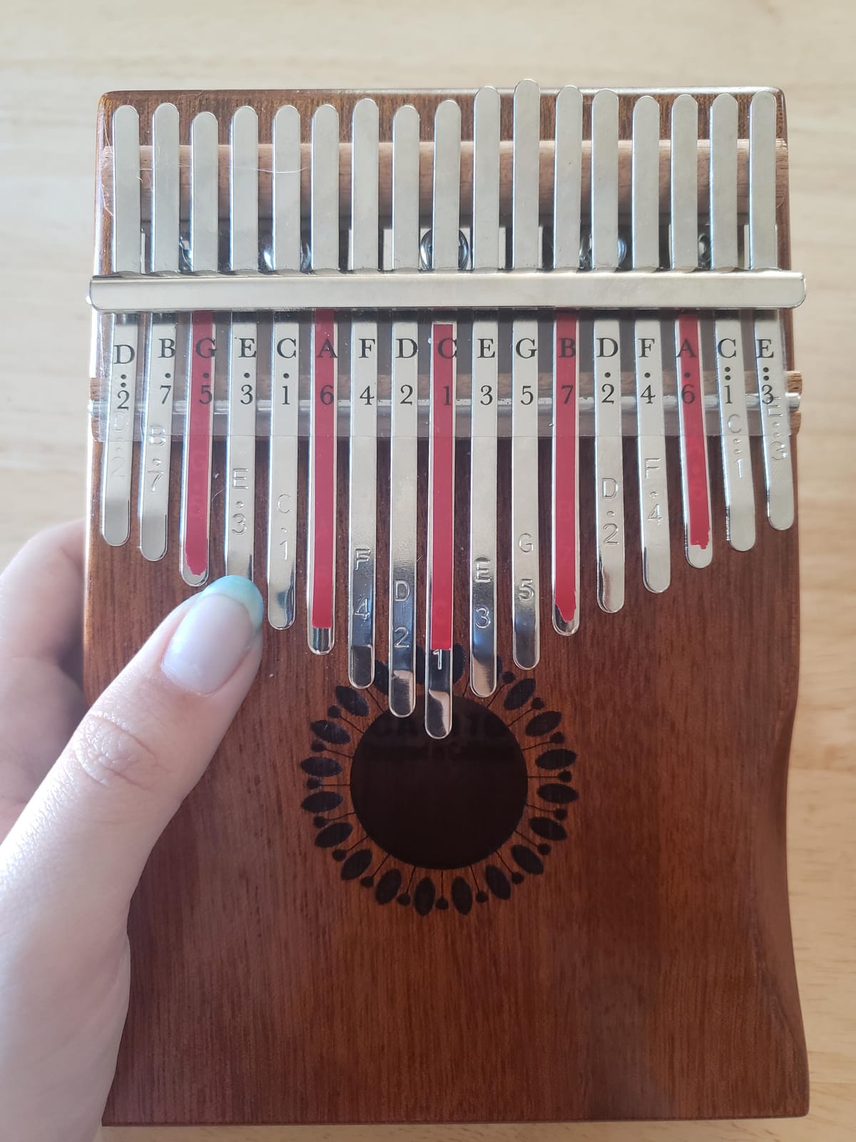 Newlam Kalimba Thumb Piano 17 Keys, Musical Gift for Kids and Adults customer photo 2