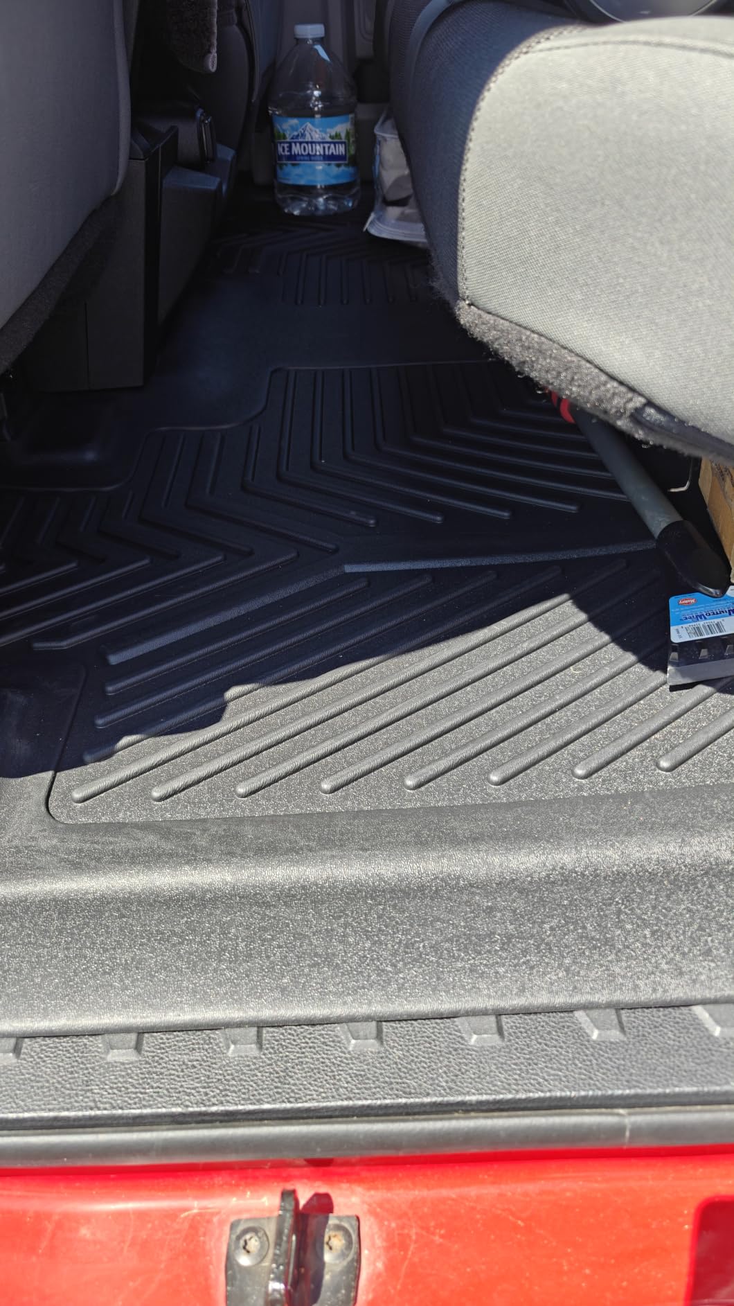 YITAMOTOR Floor Mats Fit for Ford F-150 2015-2026 & F150 Lightning 2022-2026 SuperCrew (Rear w/o U-Seat Flat Storage),TPE All Weather Truck mats, 1st & 2nd Row customer photo 2