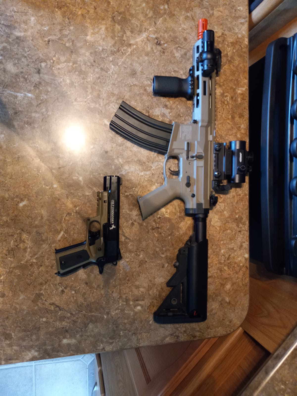 Game Face Ripcord M4 Electric Airsoft Rifle - 425 FPS - Brown customer photo 2