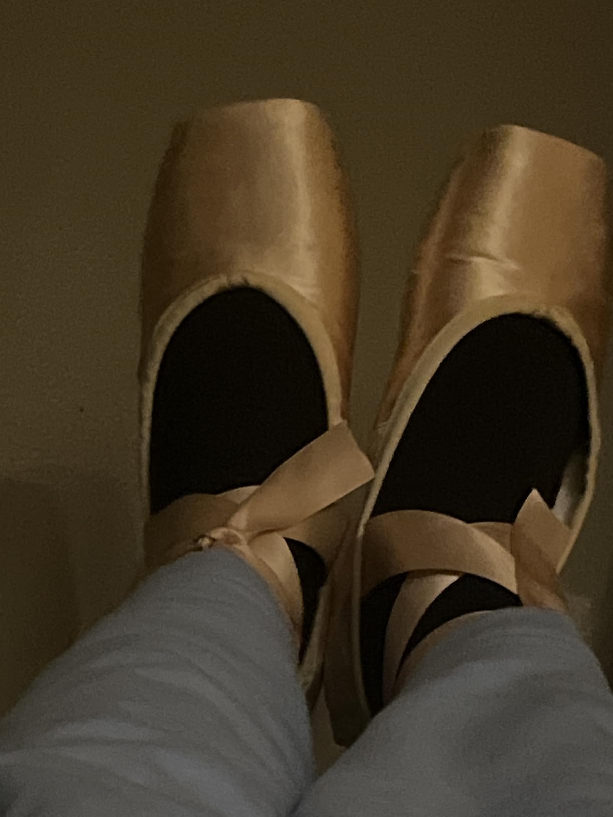 IJONDA Adult Ballet Pointe Shoes for Girls Women with Toe Pads and Mesh Bag customer photo 1