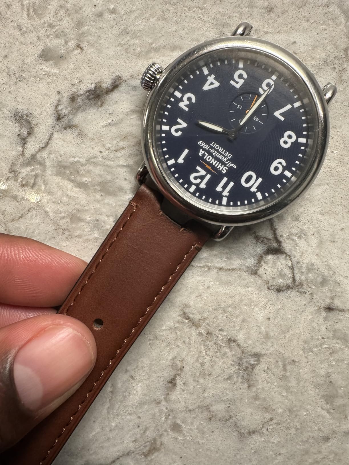 Fullmosa 18/19//20/21/22/23/24/26mm Quick Release Leather Watch Band customer photo 2