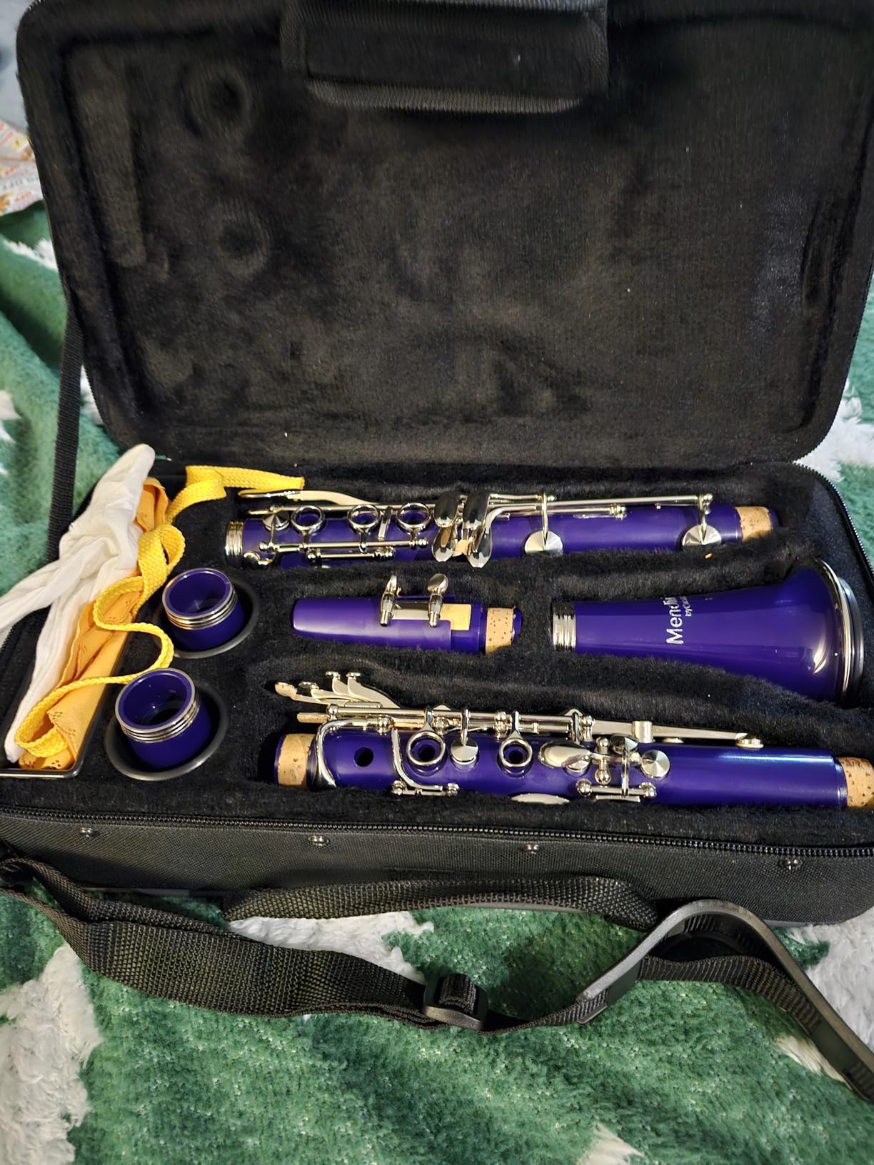 Mendini by Cecilio Ebonite Bb Clarinet Kit with 2 Barrels (Black) customer photo 1