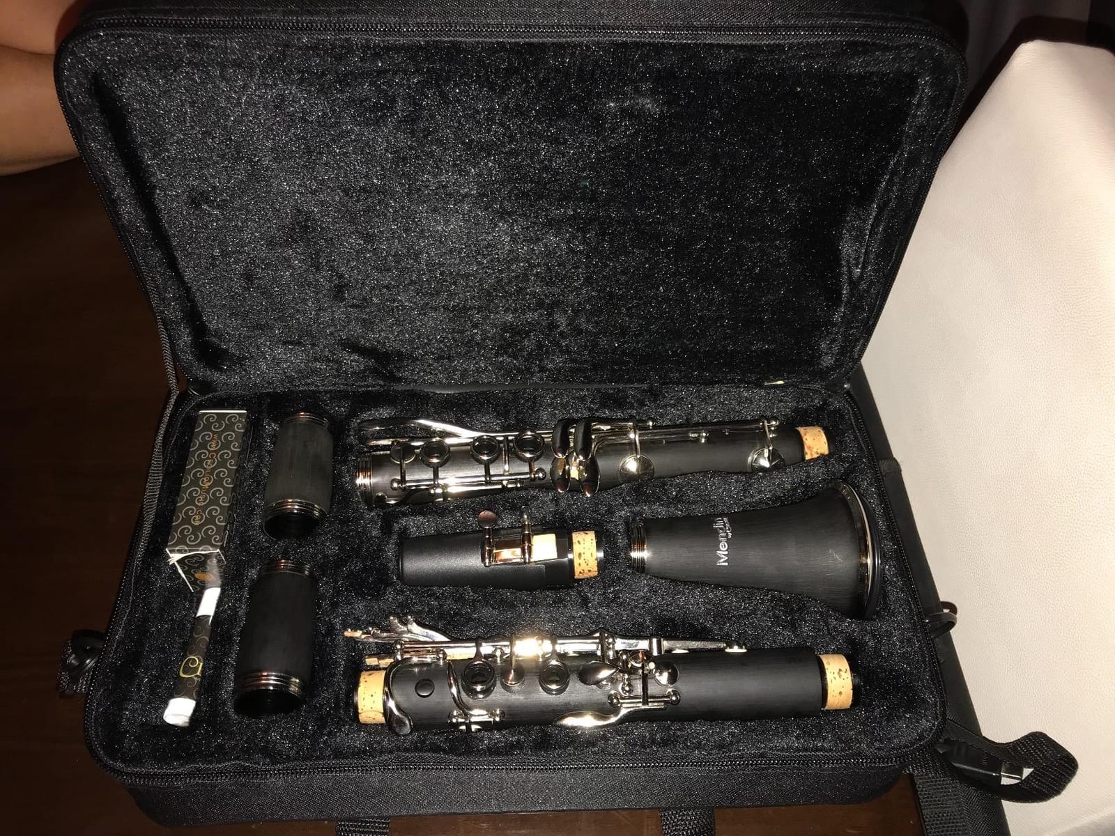 Mendini by Cecilio Ebonite Bb Clarinet Kit with 2 Barrels (Black) customer photo 2