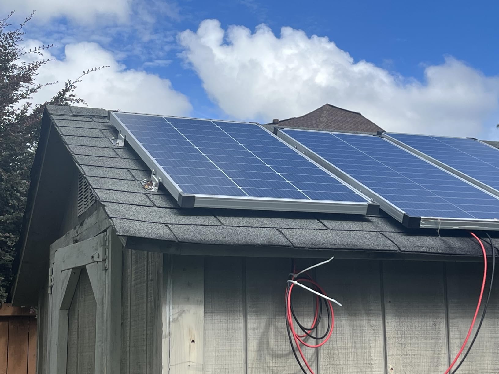 Topsolar Solar Panel Kit 100 Watt 12 Volt Monocrystalline Off Grid System for Homes RV Boat + 30A 12V/24V Solar Charge Controller +Solar Cables + Z-Bracket for Mounting customer photo 1
