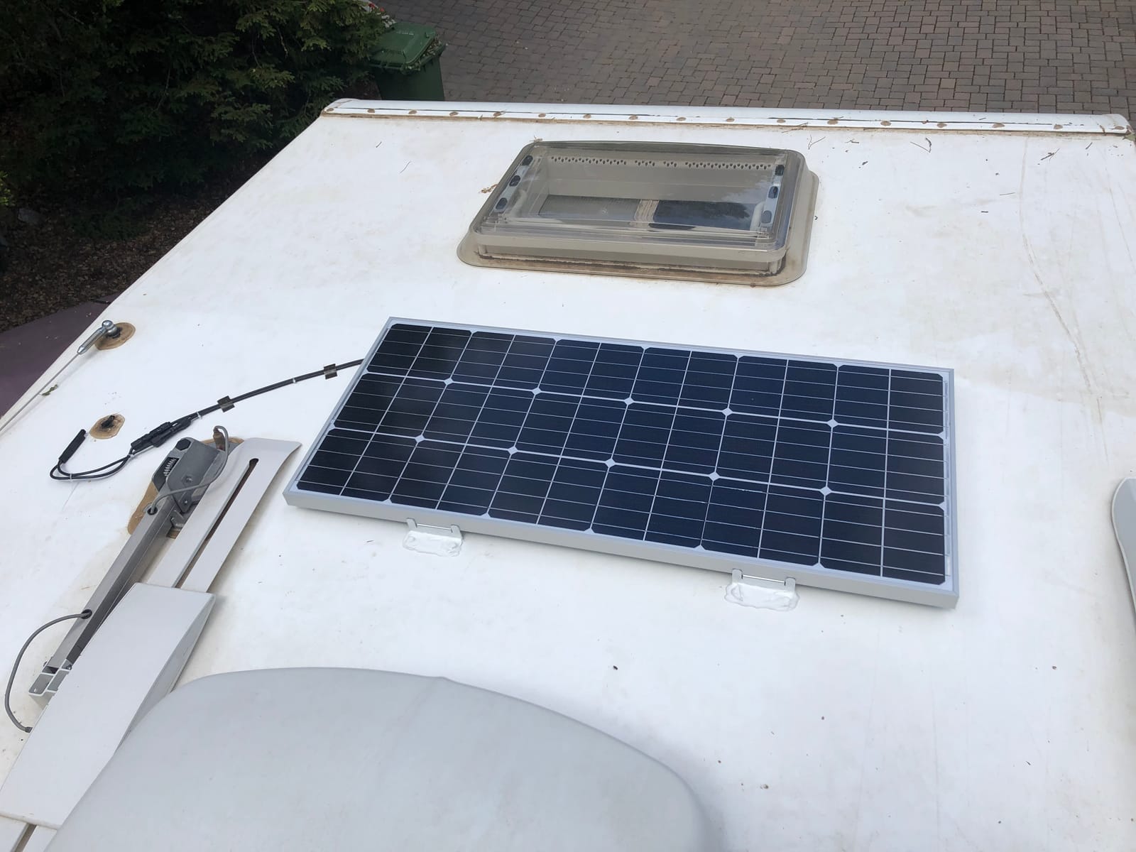 Topsolar Solar Panel Kit 100 Watt 12 Volt Monocrystalline Off Grid System for Homes RV Boat + 30A 12V/24V Solar Charge Controller +Solar Cables + Z-Bracket for Mounting customer photo 2