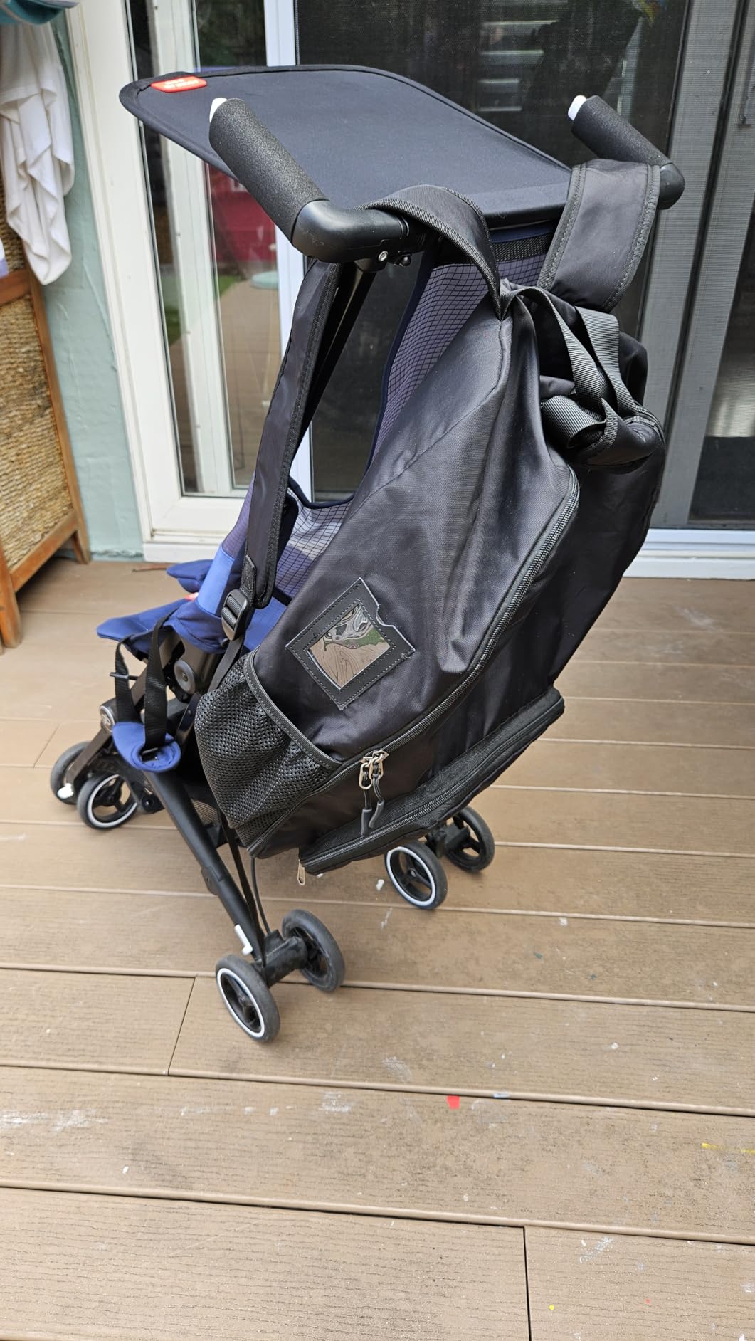 gb Pockit Air All Terrain Ultra Compact Lightweight Travel Stroller with Breathable Fabric in Night Blue customer photo 1