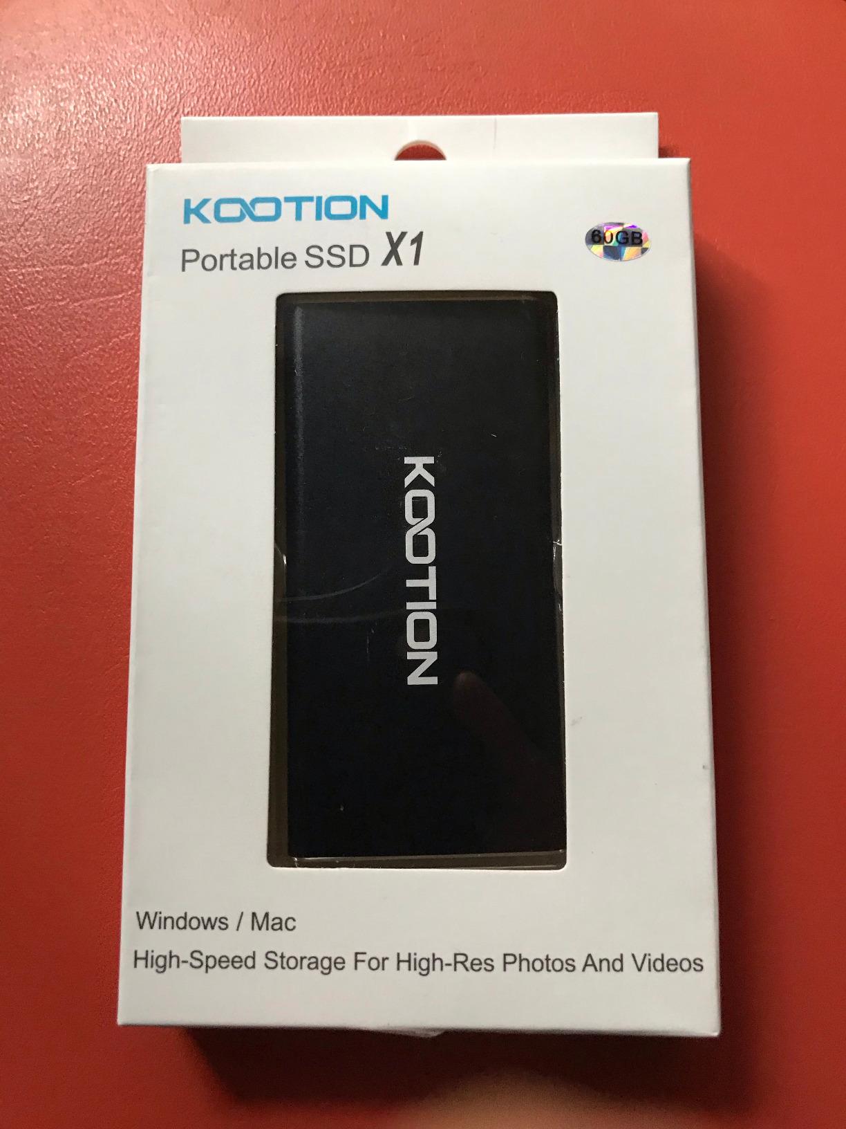 KOOTION External SSD 500GB USB 3.1 Type-c Portable SSD High-Speed Solid State Drive Ultra-Slim, Read up to 500MB/s & Write up to 450MB/s customer photo 1