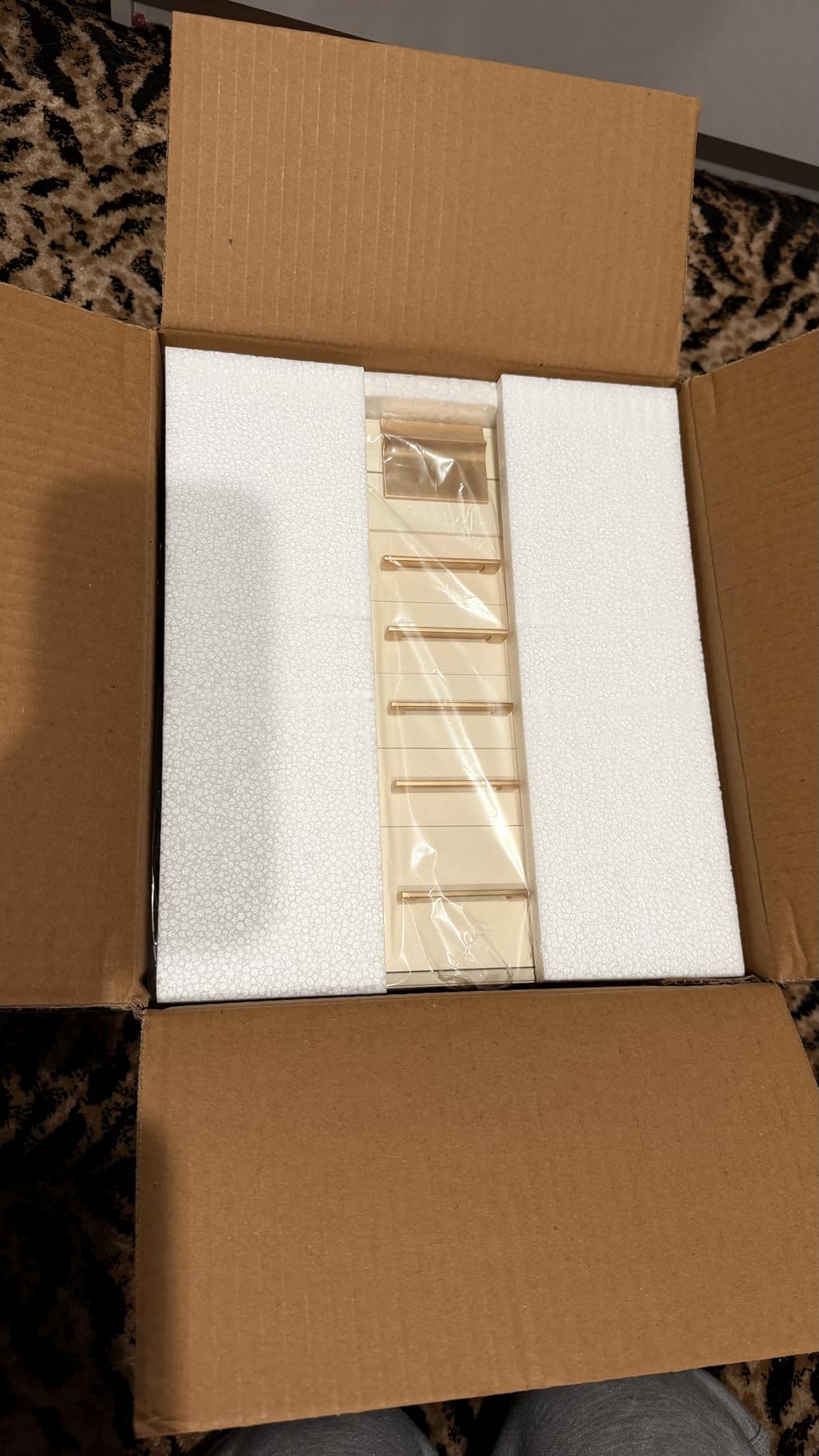 SONGMICS Jewelry Box Organizer, 3-Layer Storage with 2 Drawers, Glass Lid customer photo 1