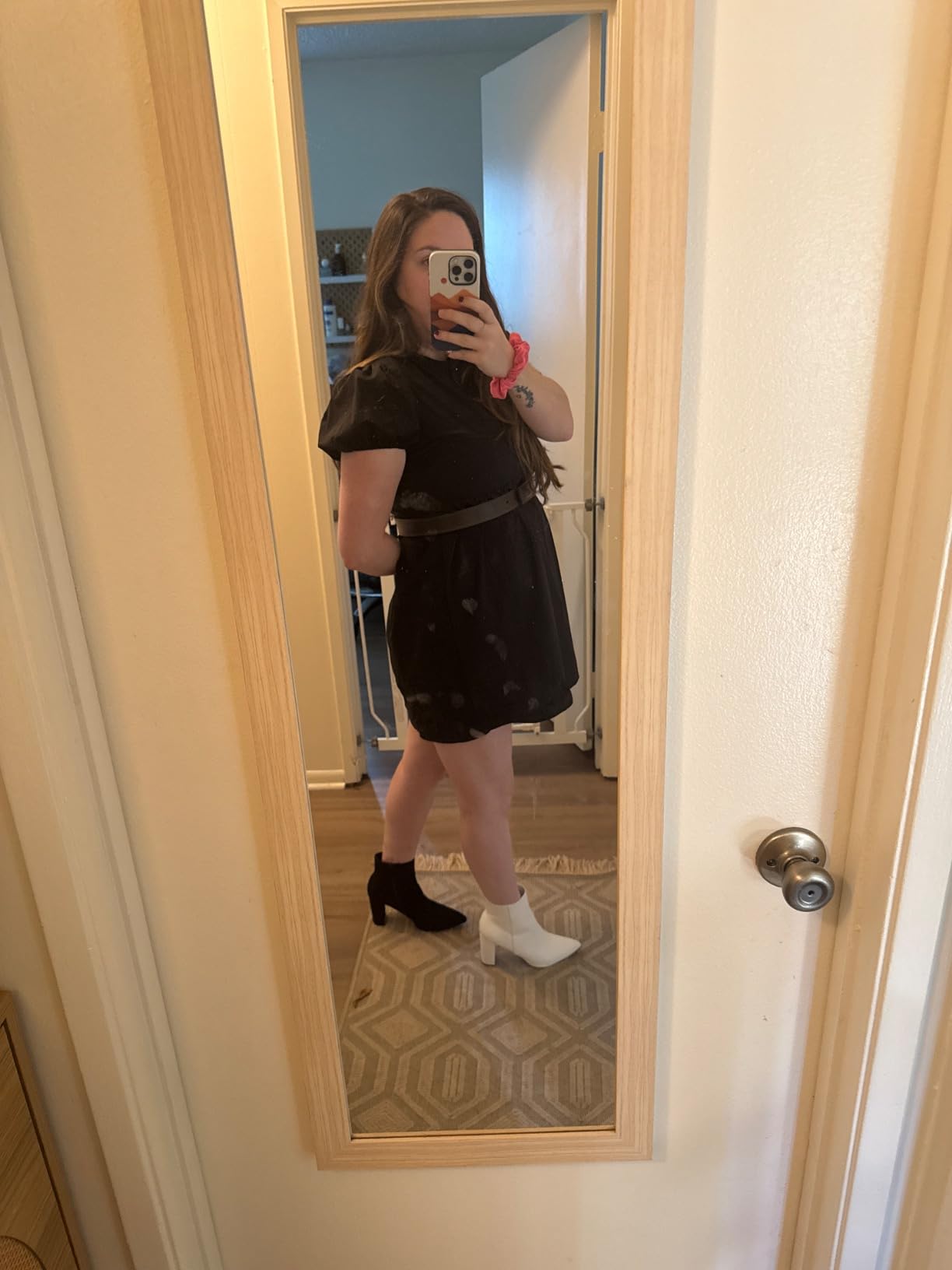 DREAM PAIRS Women's Chunky Heel Ankle Booties customer photo 2