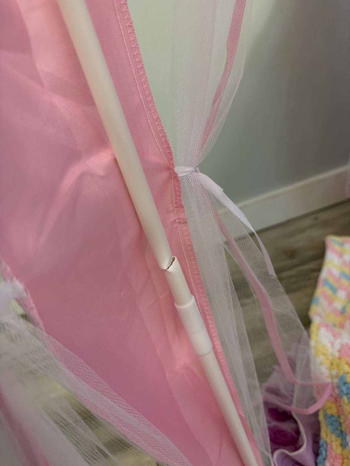 ORIAN Princess Tent for Girls, Kids Pink Play Tent, Ages 2–7, 55