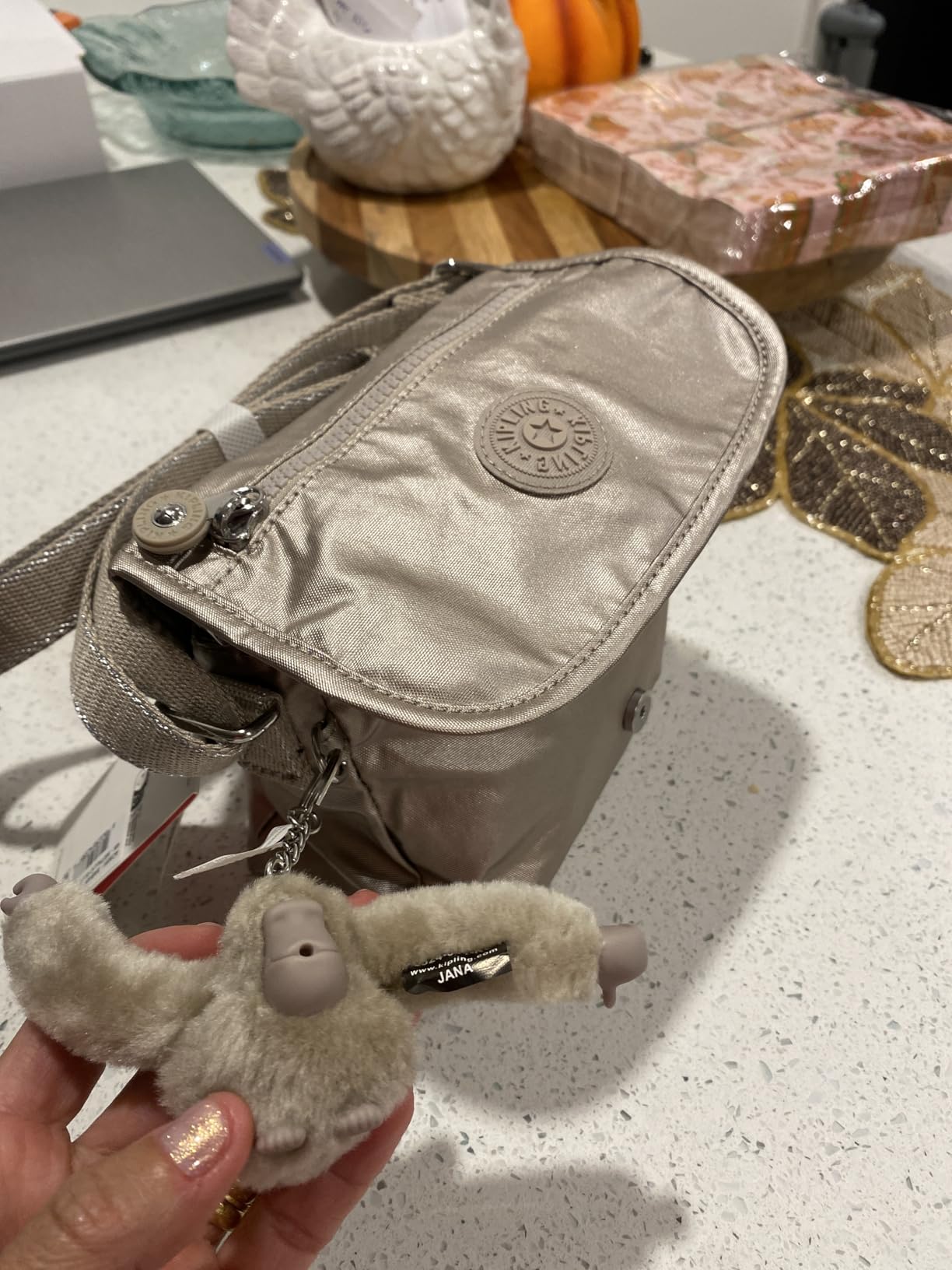 Kipling Sabian Printed Crossbody Mini Bag customer photo 2