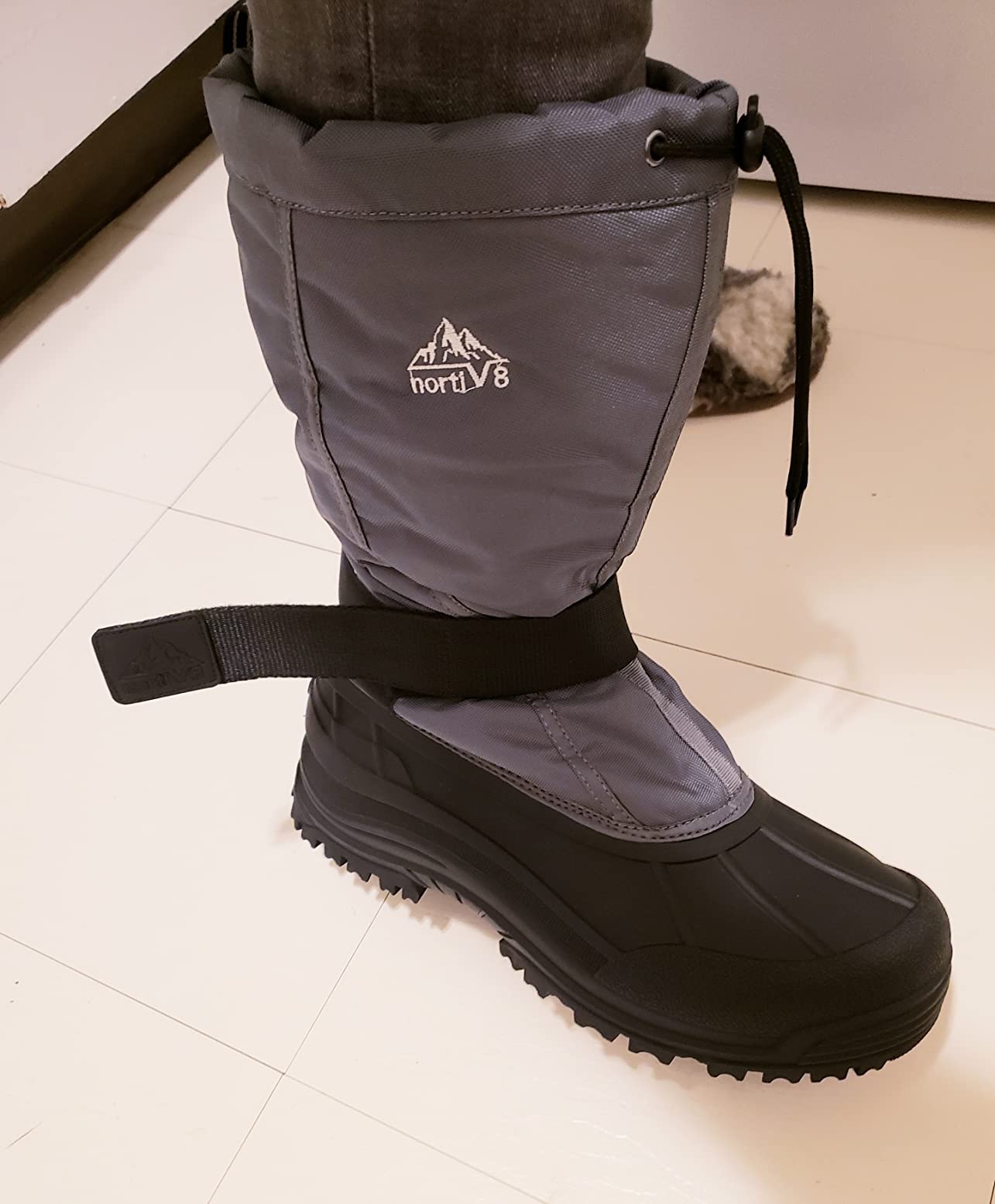 NORTIV 8 Men's Waterproof Winter Snow Boots Insulated customer photo 1