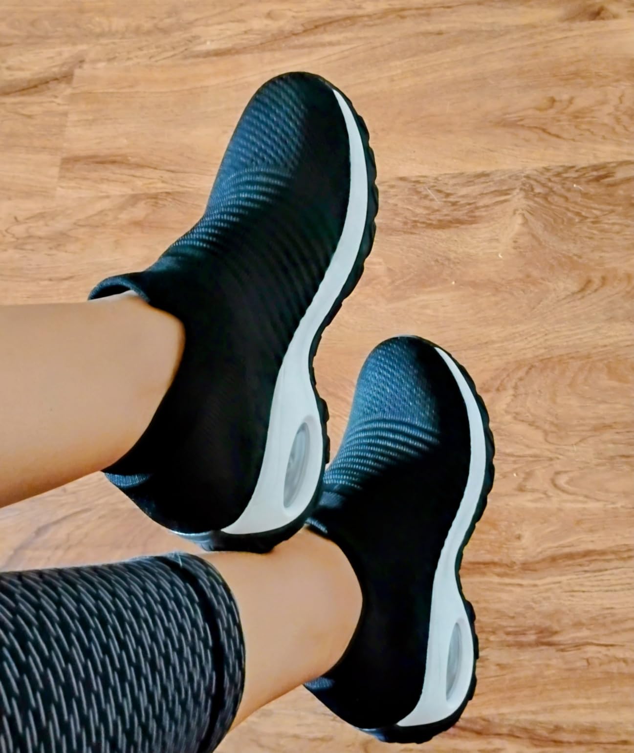 STQ Walking Shoes Women Slip on Sneakers Comfortable Ladies Work Nursing customer photo 1