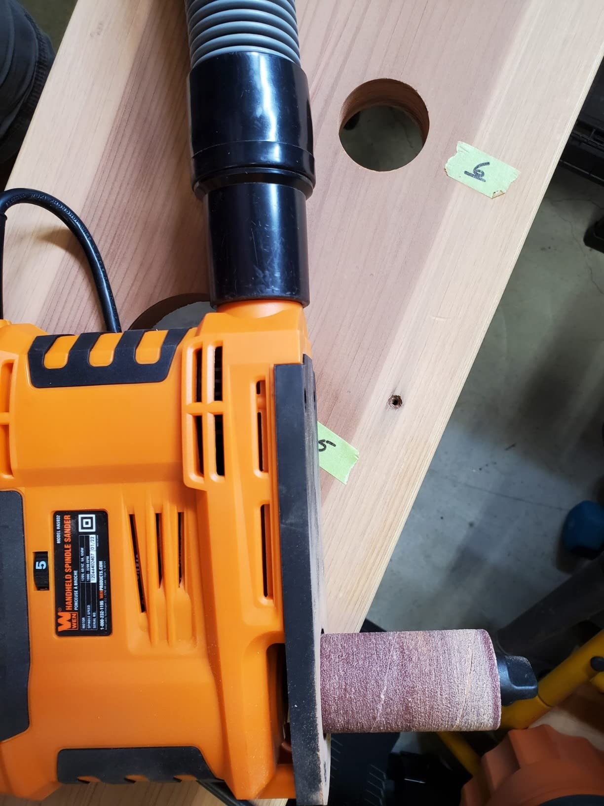 WEN HA5932 5-Amp Variable Speed Portable Oscillating Spindle Sander customer photo 1