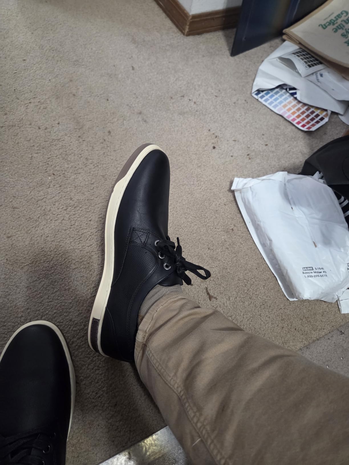 Jousen Men's Business Casual Shoes Dress Sneakers customer photo 1