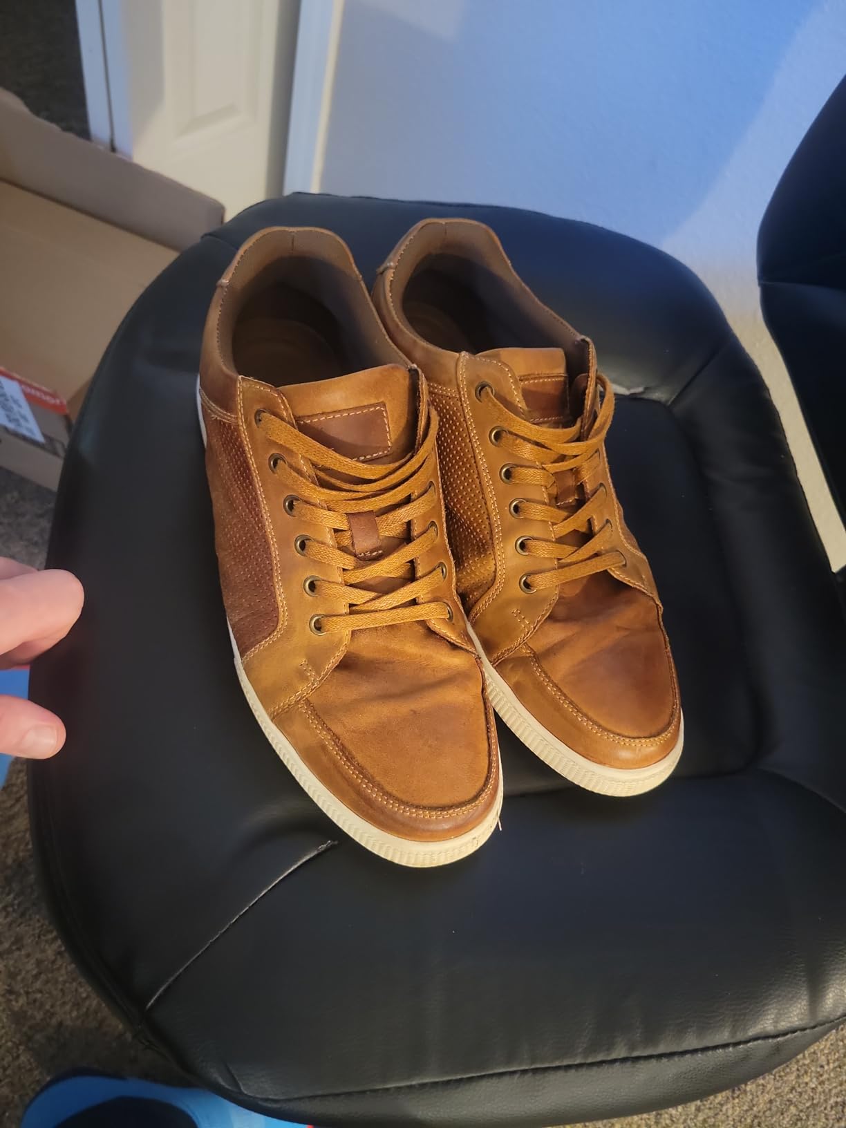 Jousen Men's Business Casual Shoes Dress Sneakers customer photo 2