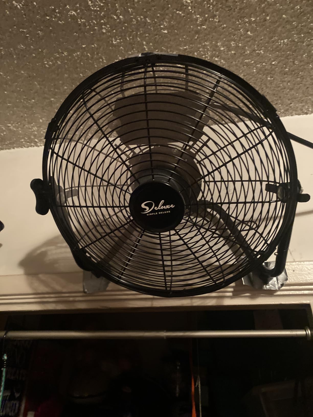 Simple Deluxe 20 Inch 3-Speed High Velocity Heavy Duty Metal Industrial Floor Fan for Warehouse, Workshop, Factory and Basement, Black, 1 Pack customer photo 1