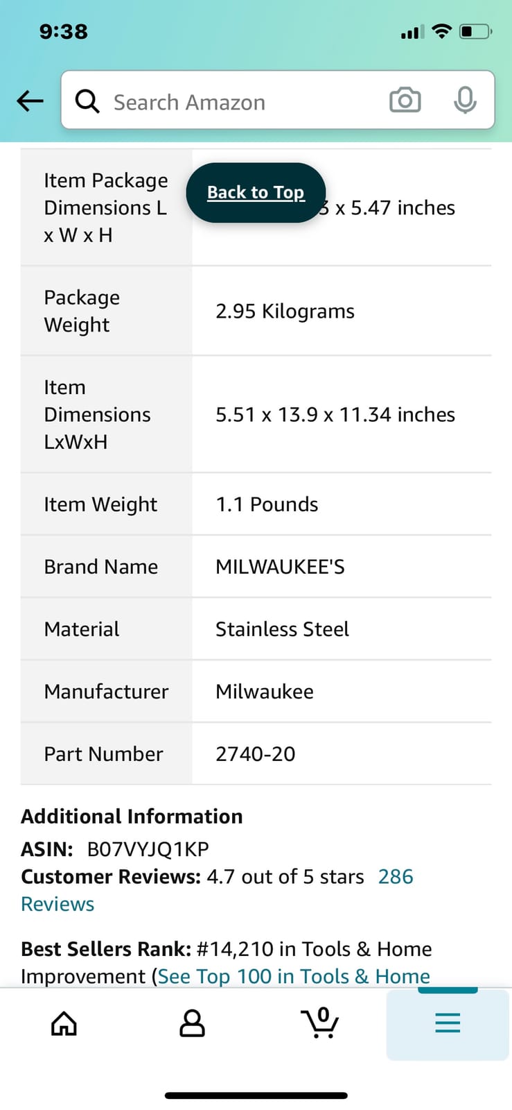 Milwaukee Electric - M18 Fuel 18 Gauge Brad Nailer customer photo 2