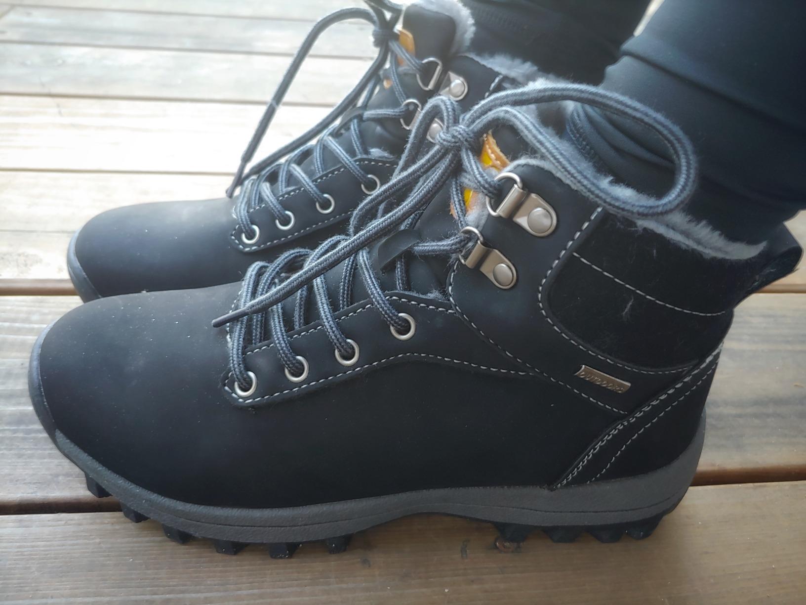 Mishansha Snow Boots for Women Warm Winter Hiking Boots Size 5.5-10.5 customer photo 1